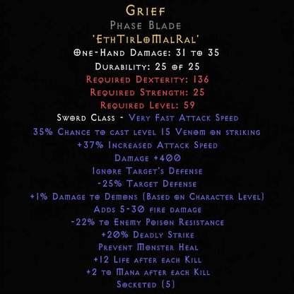 Grief Phase Blade