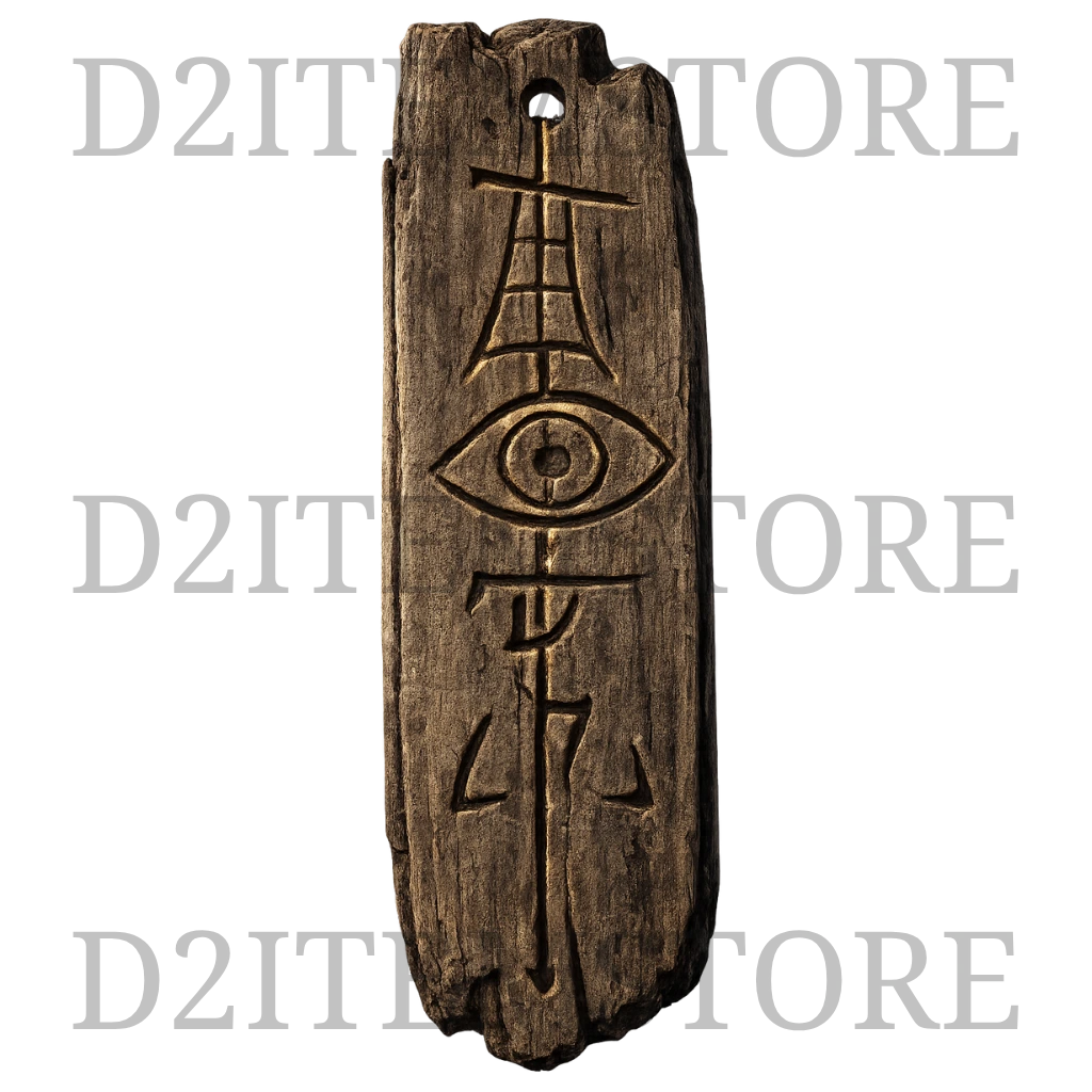 Latent Black Cleft Unique Sunder Charm in D2R Reign of the Warlock