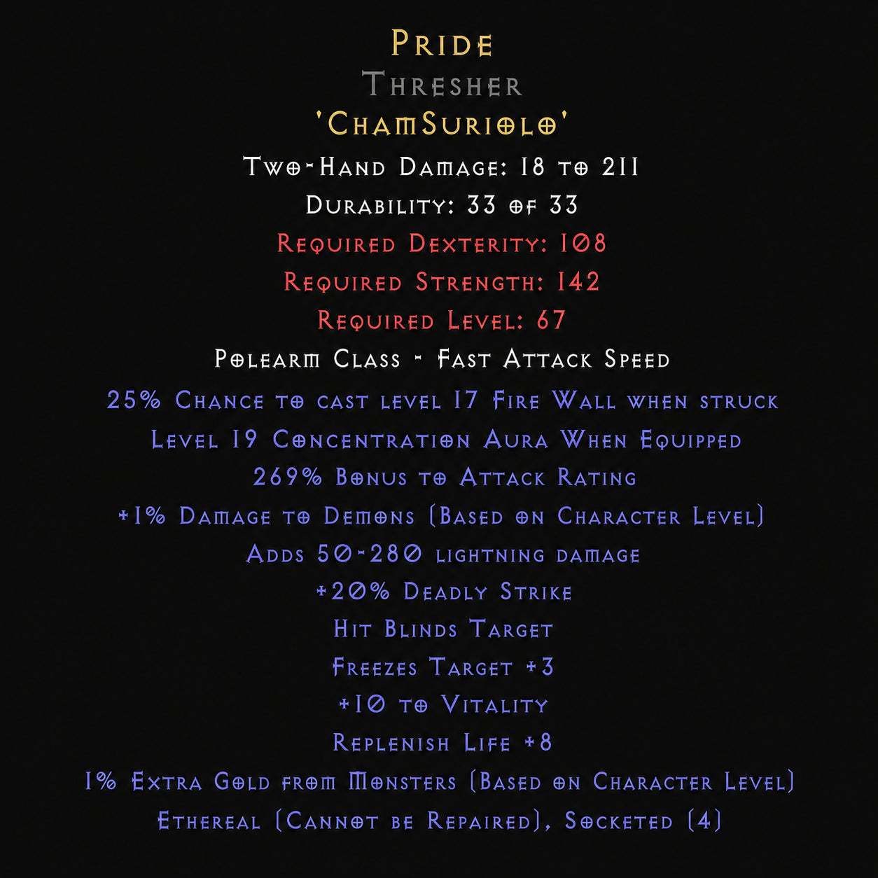 Pride Thresher - Ethereal