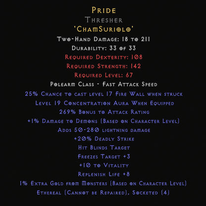 Pride Thresher - Ethereal
